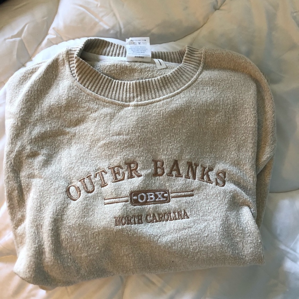 Vintage style (barely worn) OBX Crewneck